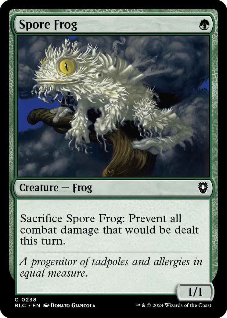 Spore Frog [Bloomburrow Commander] | Odin's Place