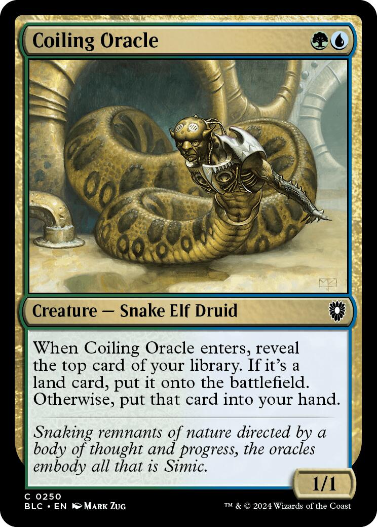 Coiling Oracle [Bloomburrow Commander] | Odin's Place