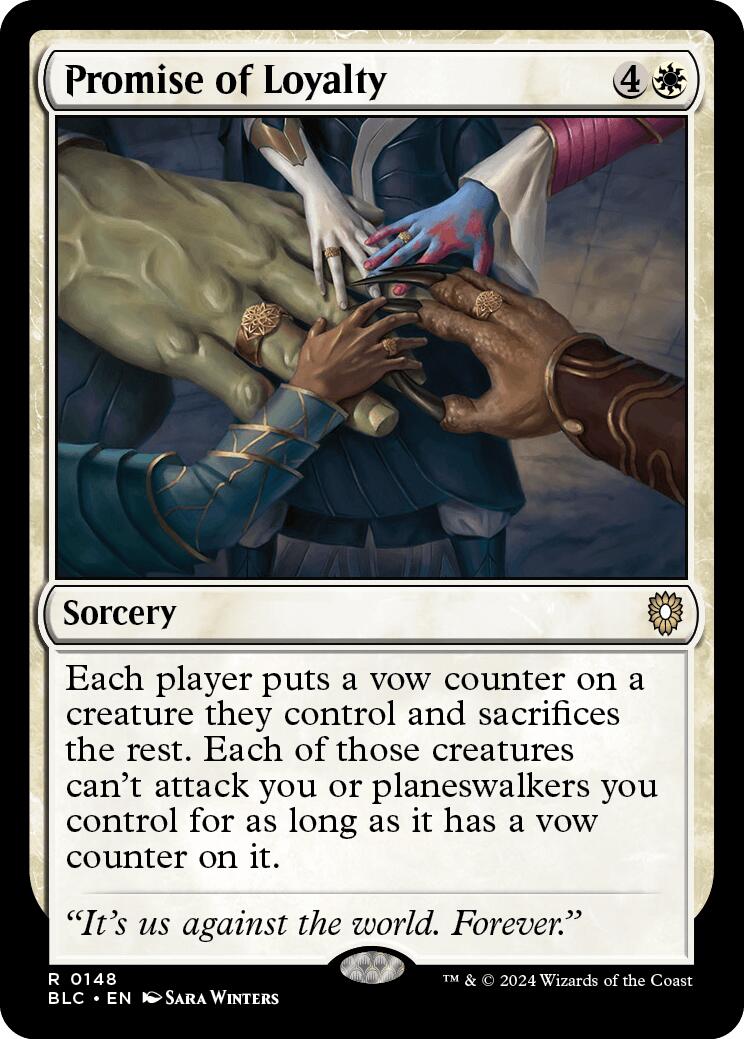 Promise of Loyalty [Bloomburrow Commander] | Odin's Place