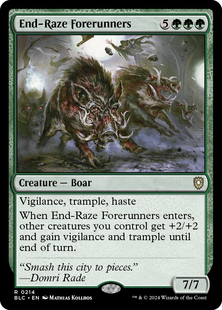 End-Raze Forerunners [Bloomburrow Commander] | Odin's Place