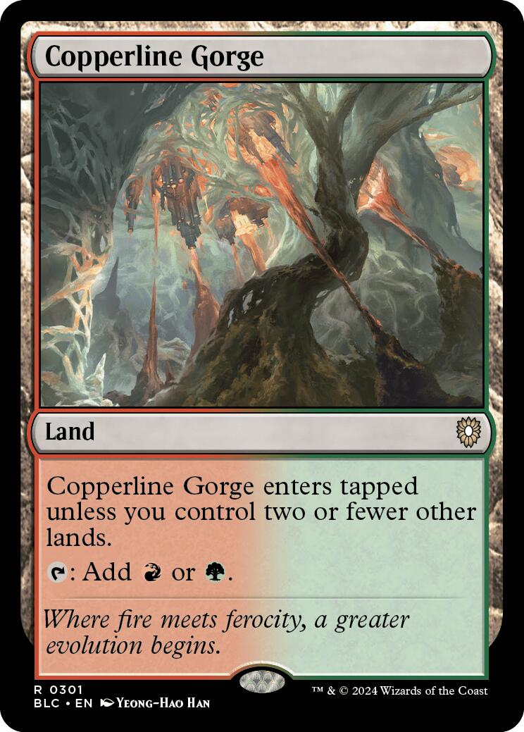 Copperline Gorge [Bloomburrow Commander] | Odin's Place