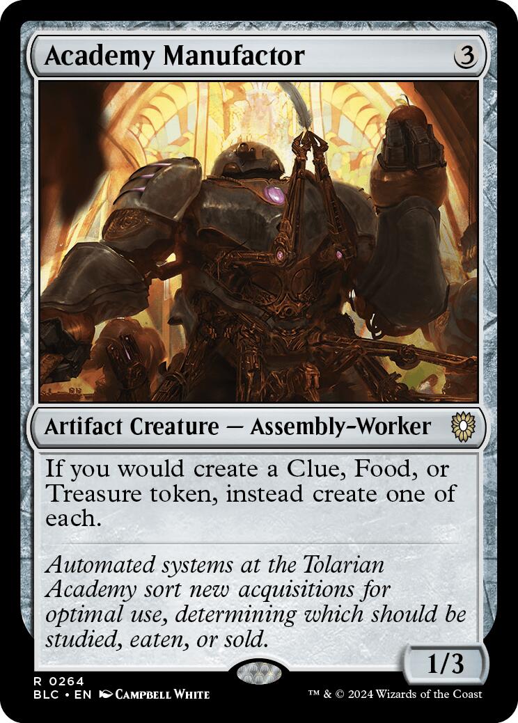 Academy Manufactor [Bloomburrow Commander] | Odin's Place