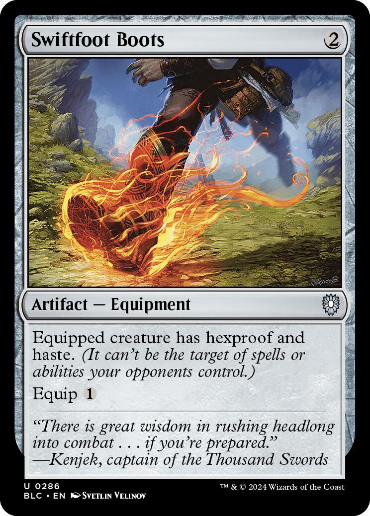 Swiftfoot Boots [Bloomburrow Commander] | Odin's Place