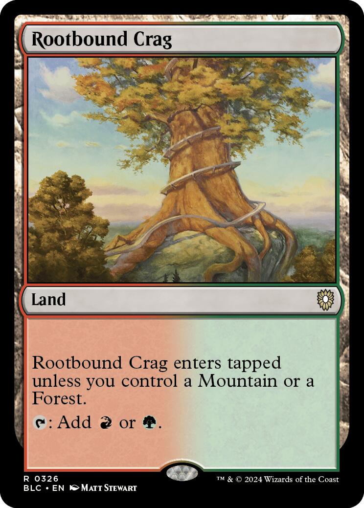 Rootbound Crag [Bloomburrow Commander] | Odin's Place