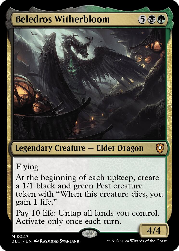 Beledros Witherbloom [Bloomburrow Commander] | Odin's Place