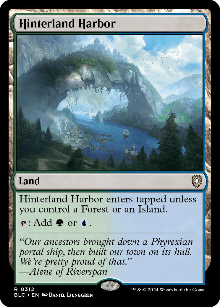 Hinterland Harbor [Bloomburrow Commander] | Odin's Place