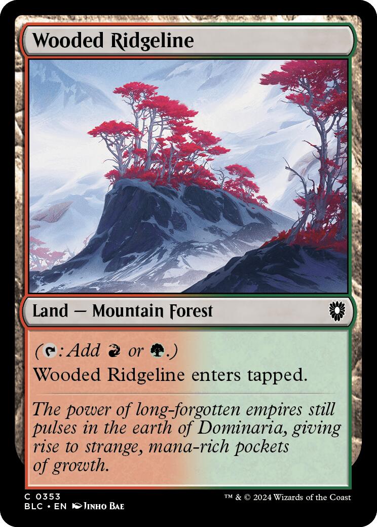 Wooded Ridgeline [Bloomburrow Commander] | Odin's Place
