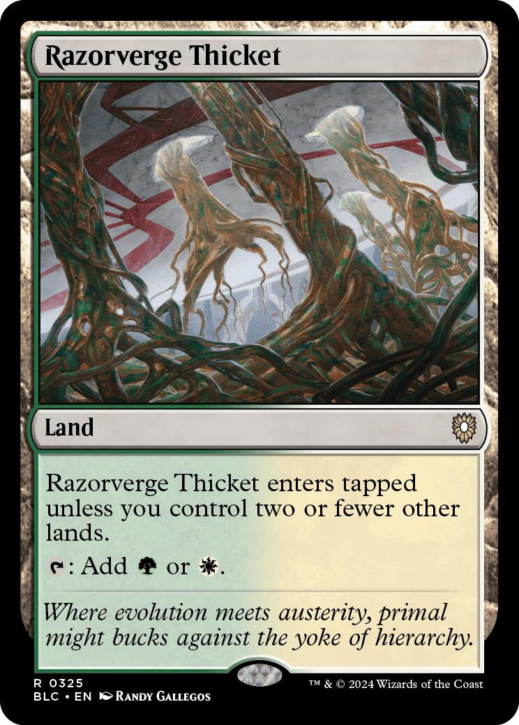 Razorverge Thicket [Bloomburrow Commander] | Odin's Place