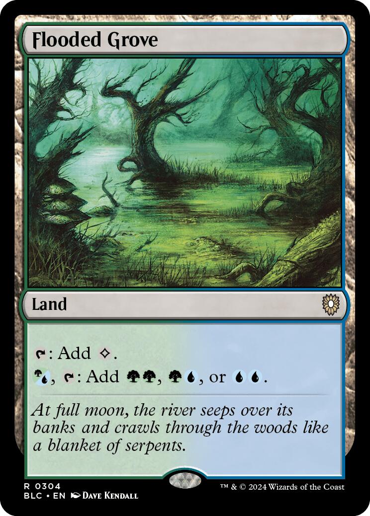 Flooded Grove [Bloomburrow Commander] | Odin's Place