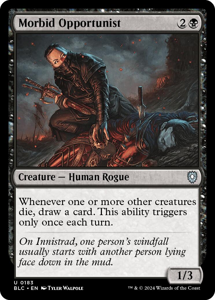 Morbid Opportunist [Bloomburrow Commander] | Odin's Place