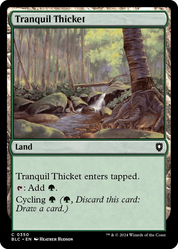 Tranquil Thicket [Bloomburrow Commander] | Odin's Place