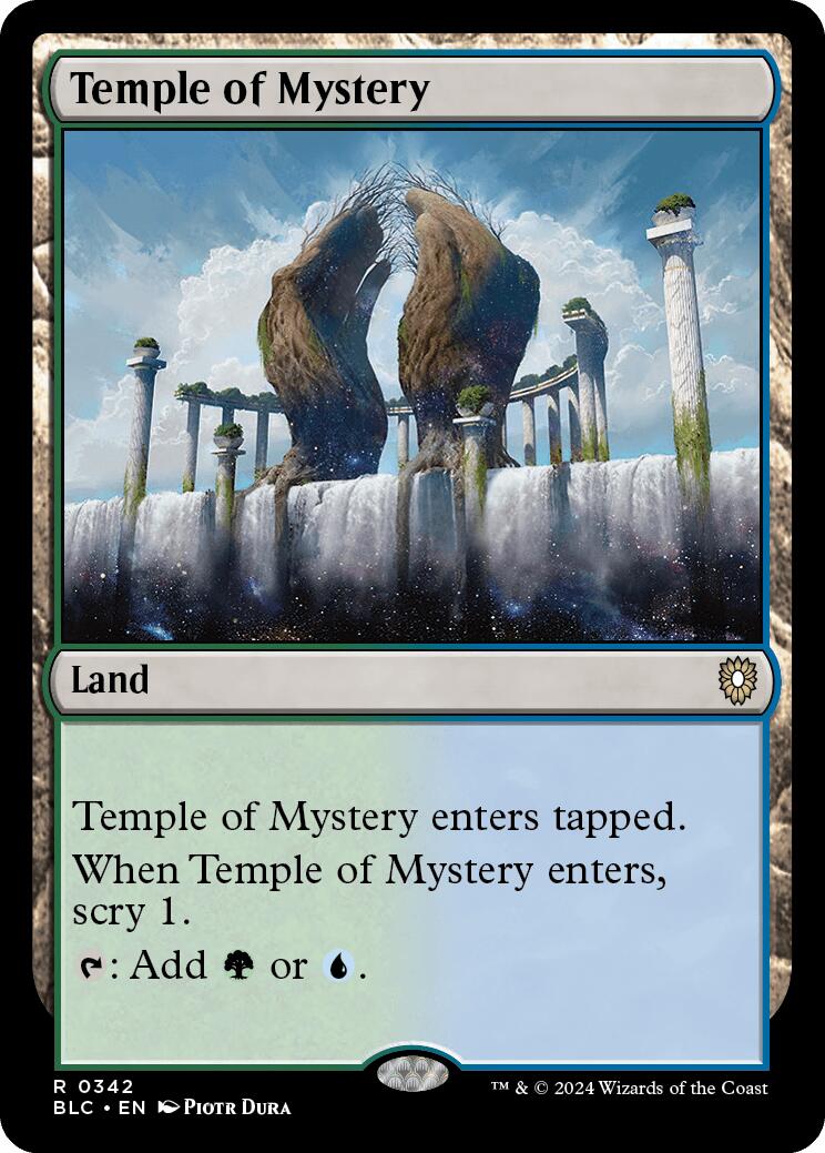 Temple of Mystery [Bloomburrow Commander] | Odin's Place