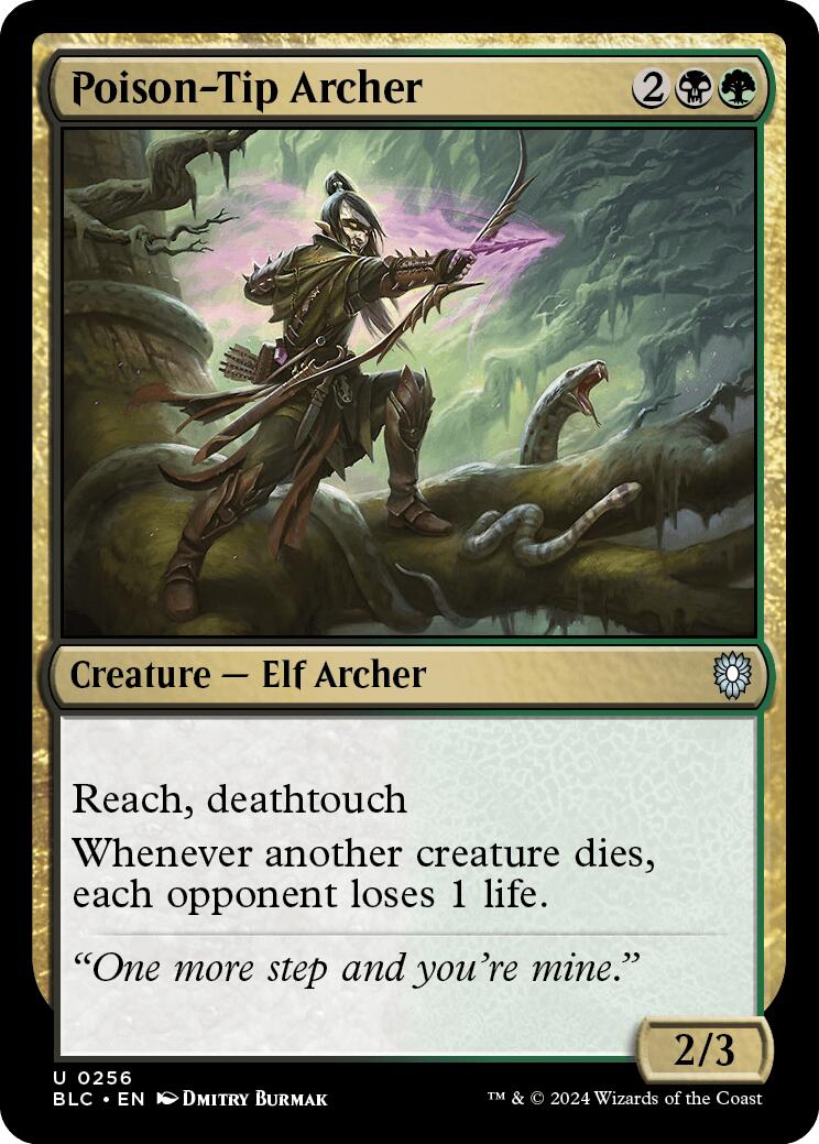 Poison-Tip Archer [Bloomburrow Commander] | Odin's Place
