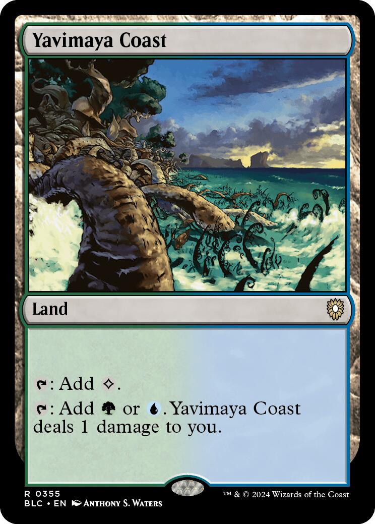 Yavimaya Coast [Bloomburrow Commander] | Odin's Place