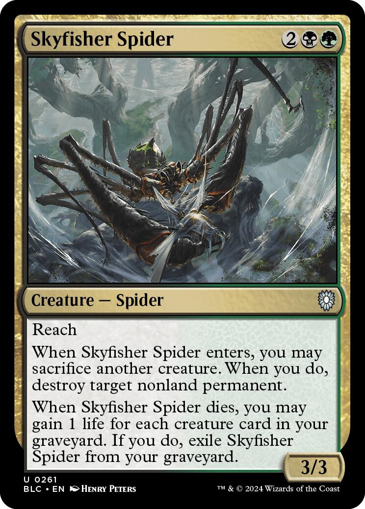 Skyfisher Spider [Bloomburrow Commander] | Odin's Place