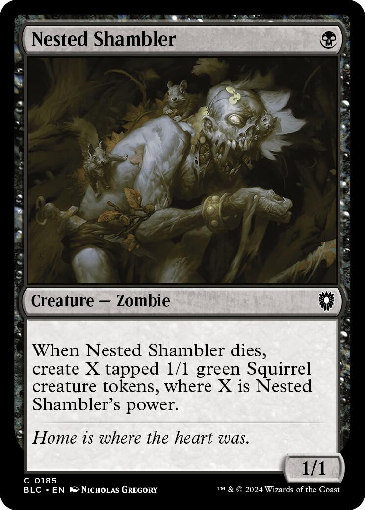 Nested Shambler [Bloomburrow Commander] | Odin's Place