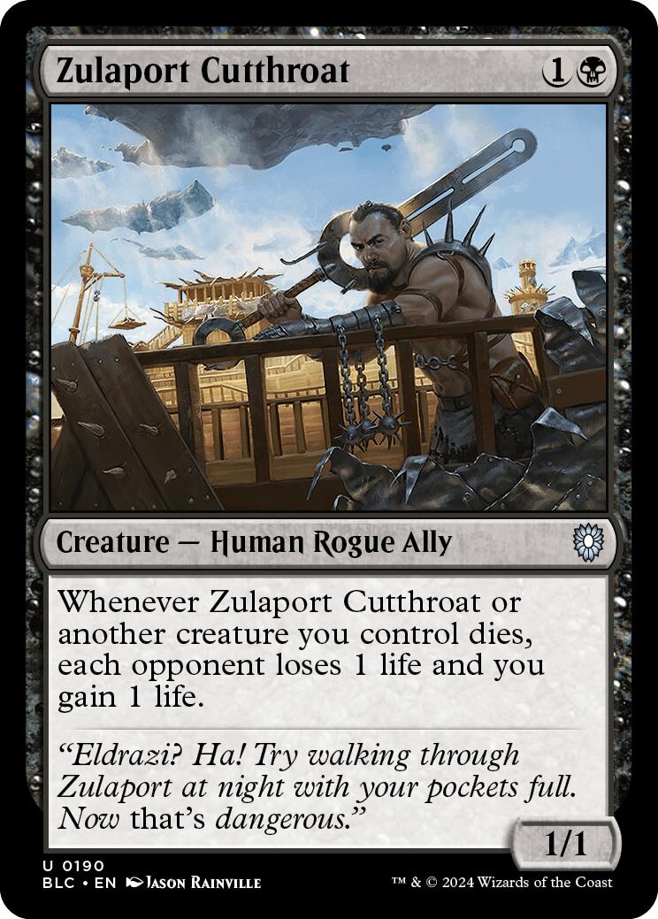 Zulaport Cutthroat [Bloomburrow Commander] | Odin's Place
