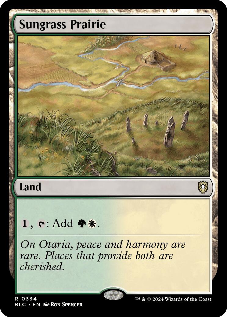 Sungrass Prairie [Bloomburrow Commander] | Odin's Place