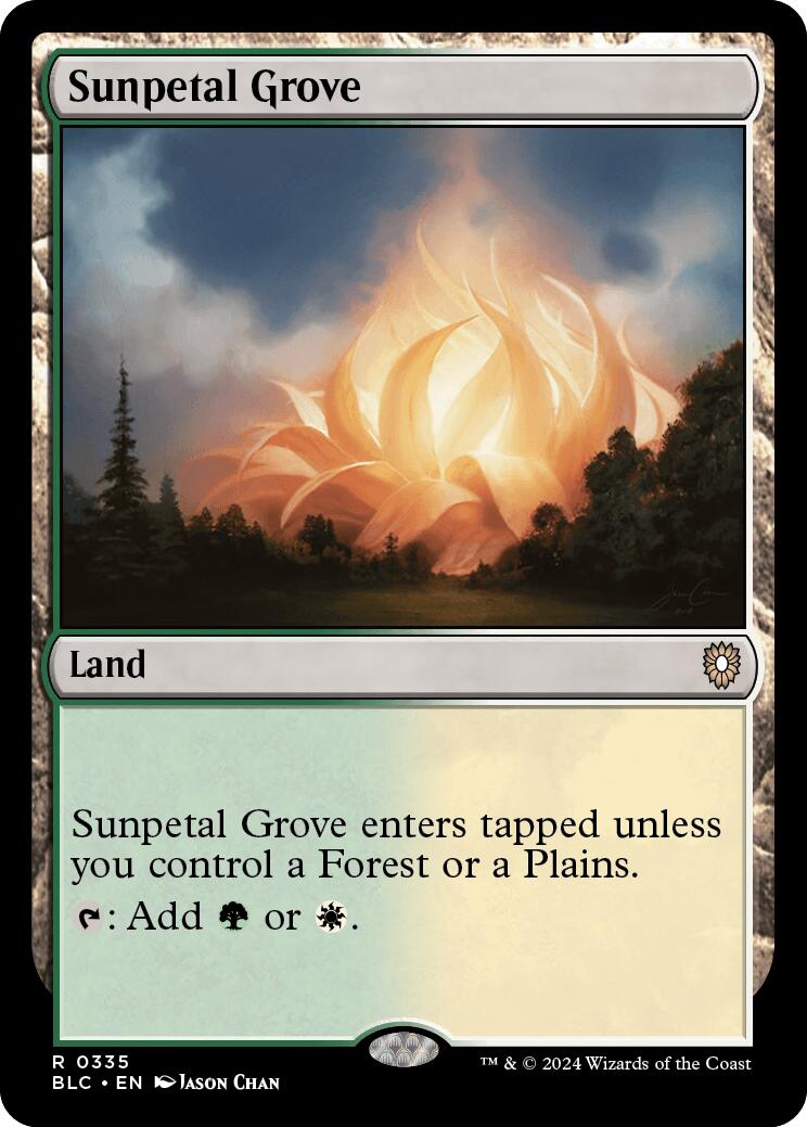Sunpetal Grove [Bloomburrow Commander] | Odin's Place