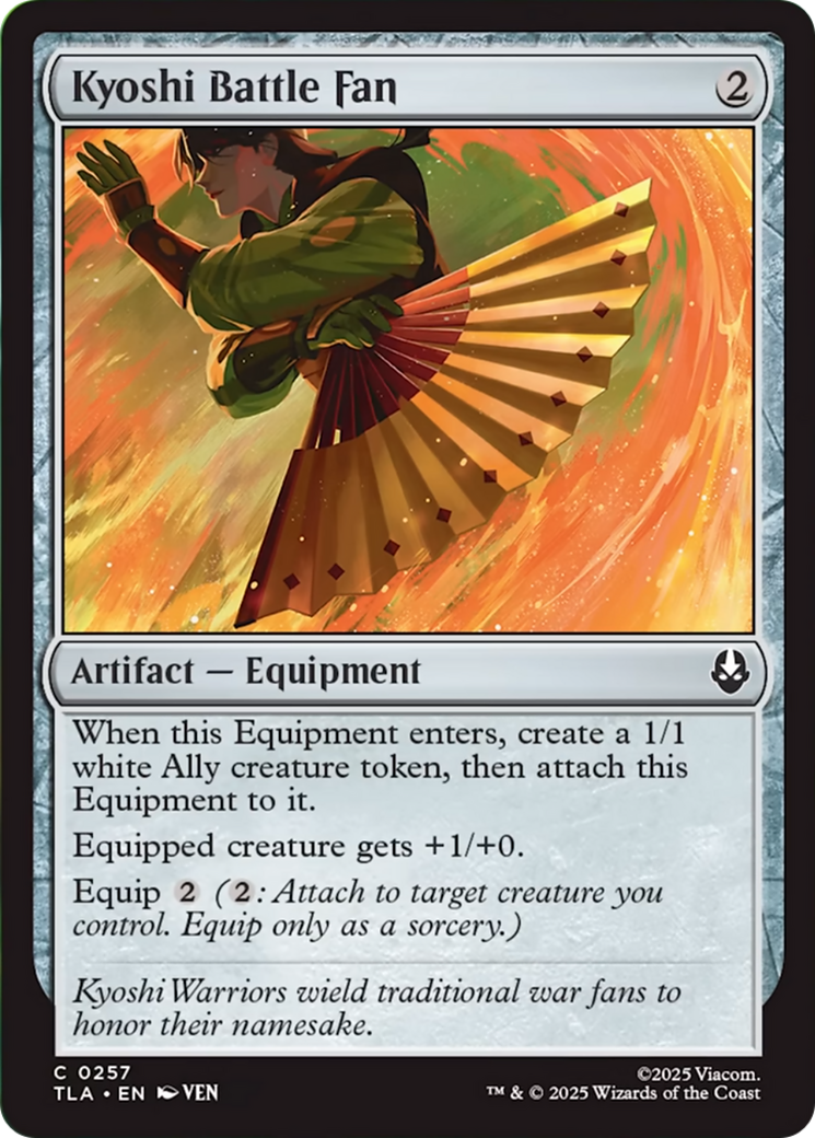 Kyoshi Battle Fan [Avatar: The Last Airbender] | Odin's Place
