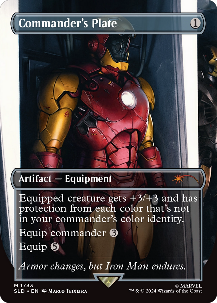 Commander's Plate (1733) (Rainbow Foil) [Secret Lair Drop Series] | Odin's Place