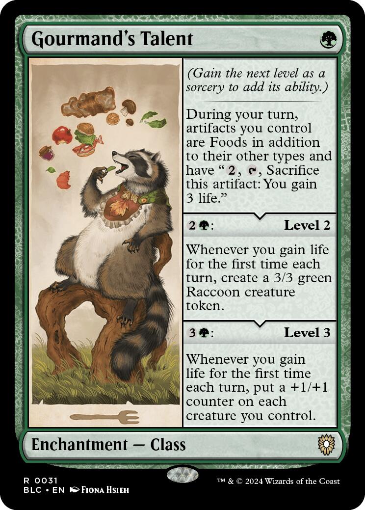 Gourmand's Talent [Bloomburrow Commander] | Odin's Place