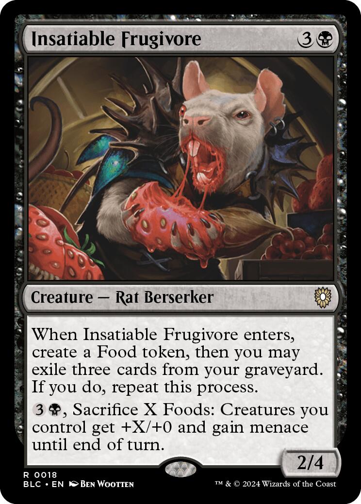 Insatiable Frugivore [Bloomburrow Commander] | Odin's Place