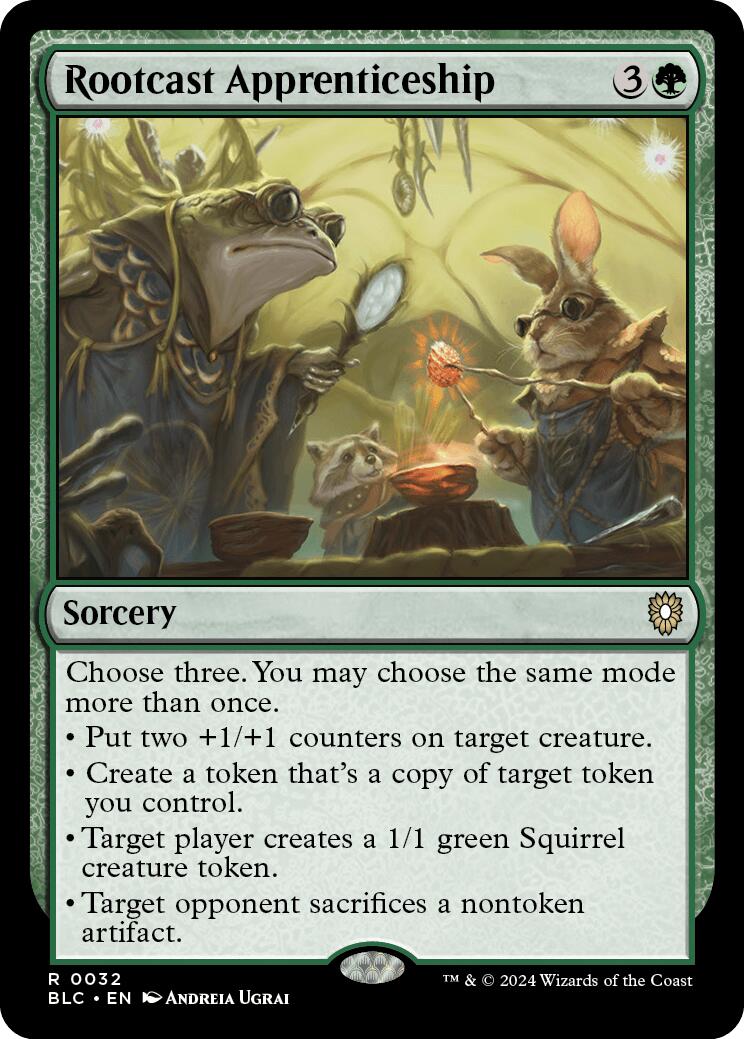 Rootcast Apprenticeship [Bloomburrow Commander] | Odin's Place