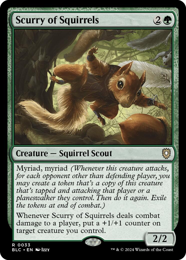 Scurry of Squirrels [Bloomburrow Commander] | Odin's Place