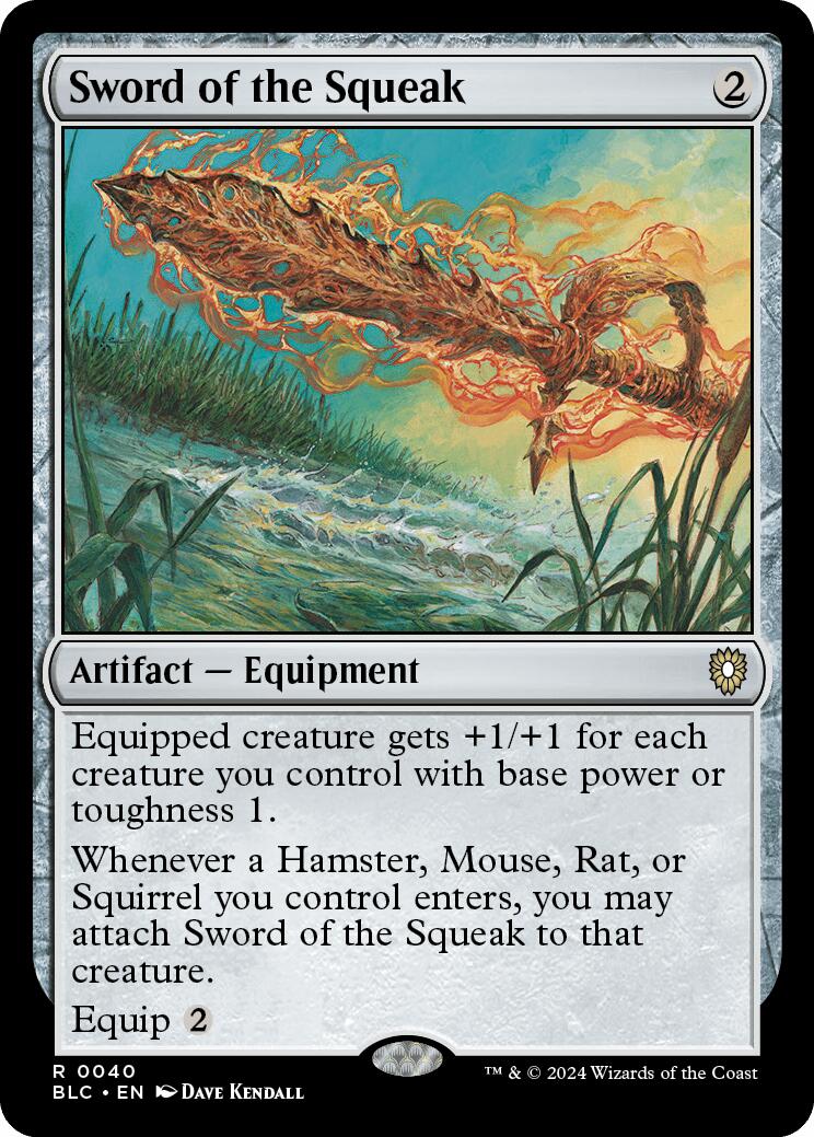 Sword of the Squeak [Bloomburrow Commander] | Odin's Place