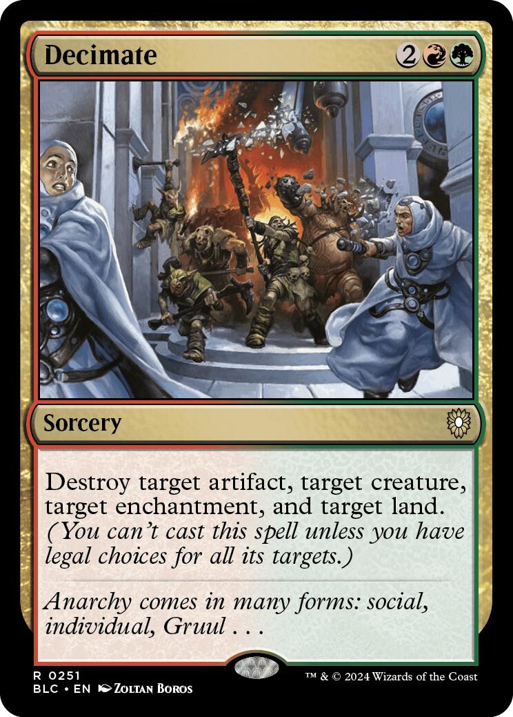 Decimate [Bloomburrow Commander] | Odin's Place