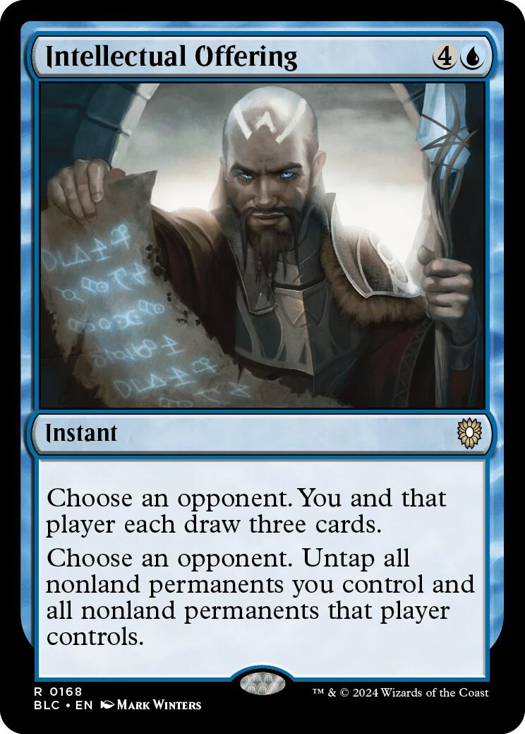 Intellectual Offering [Bloomburrow Commander] | Odin's Place