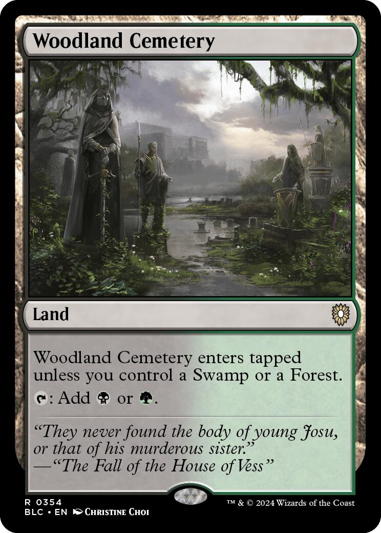 Woodland Cemetery [Bloomburrow Commander] | Odin's Place
