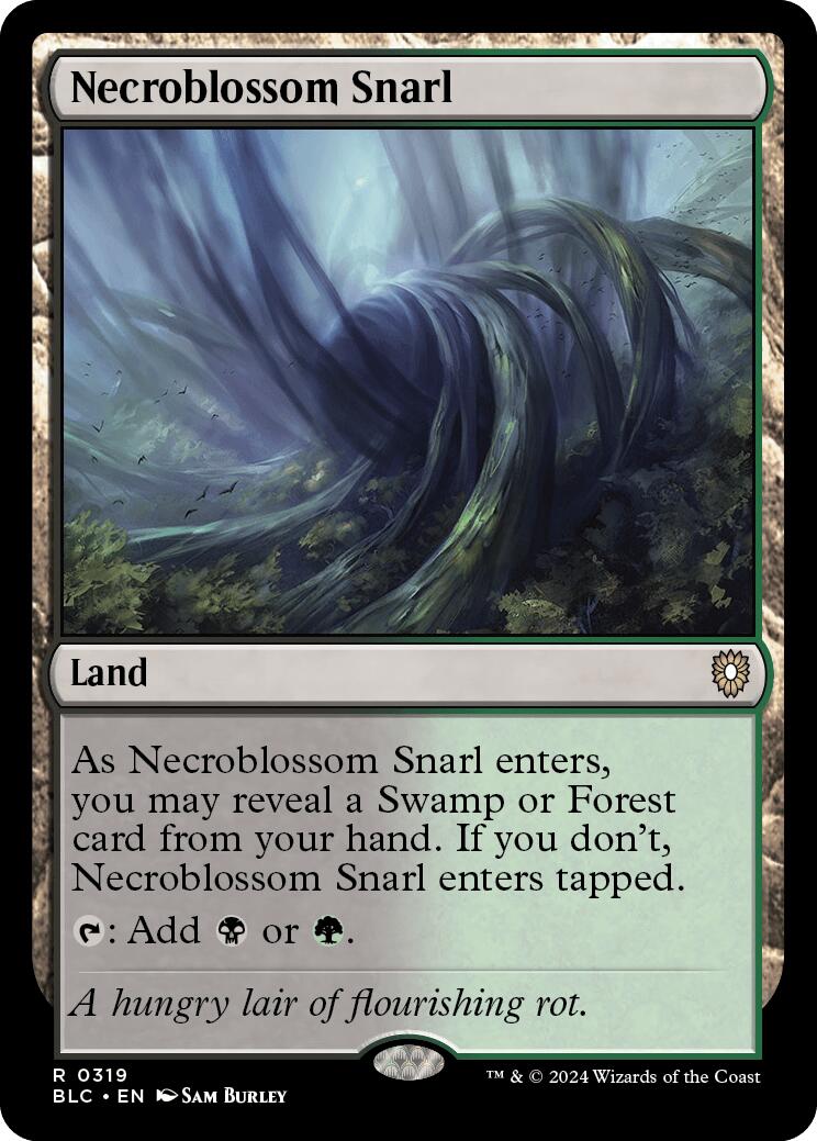 Necroblossom Snarl [Bloomburrow Commander] | Odin's Place