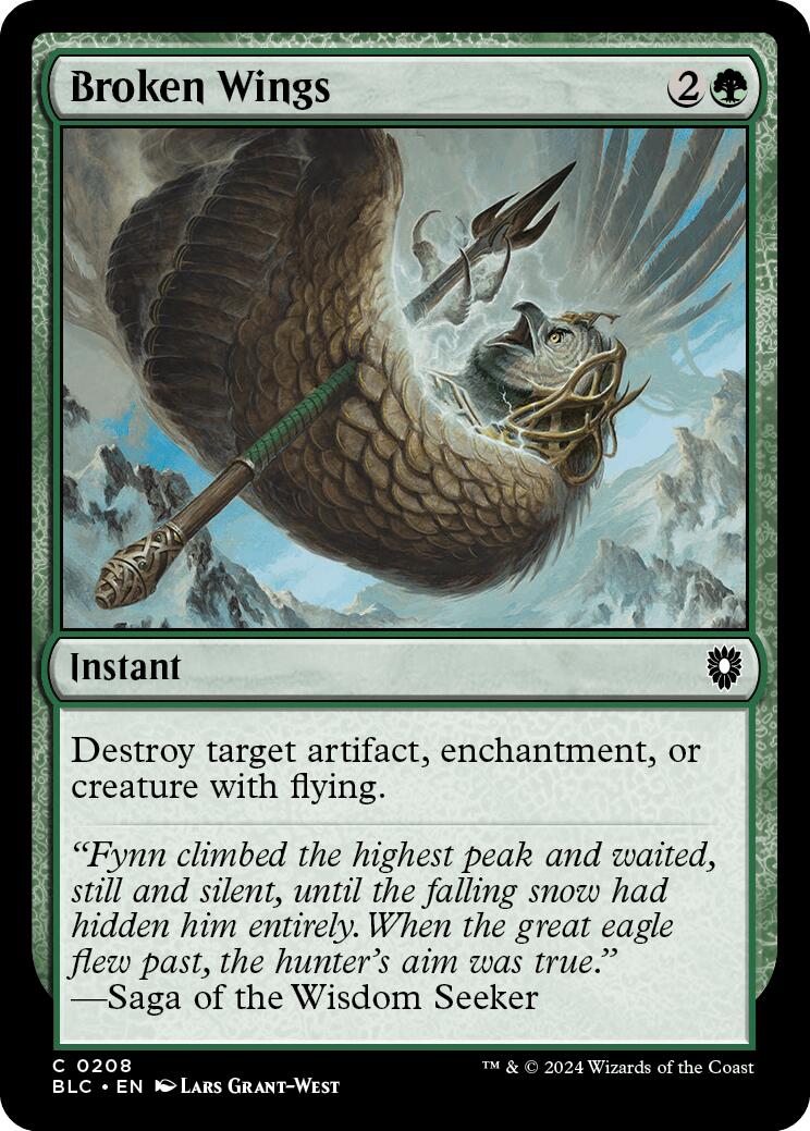 Broken Wings [Bloomburrow Commander] | Odin's Place