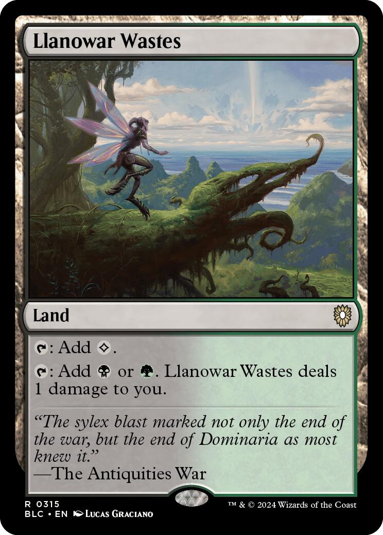 Llanowar Wastes [Bloomburrow Commander] | Odin's Place