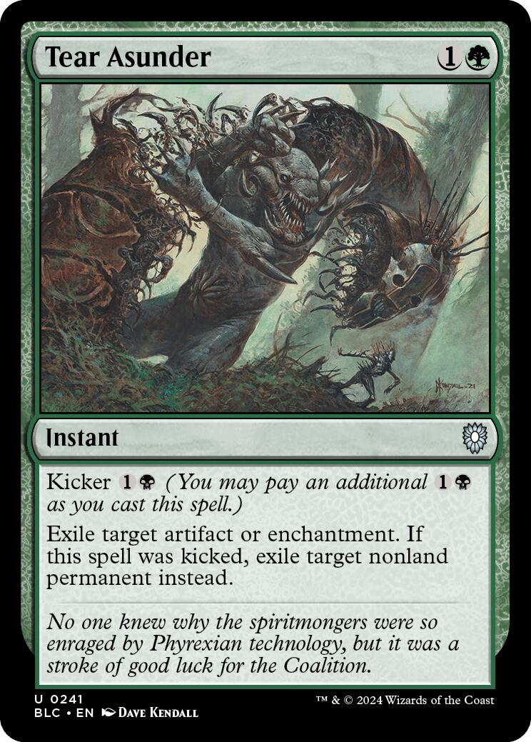 Tear Asunder [Bloomburrow Commander] | Odin's Place