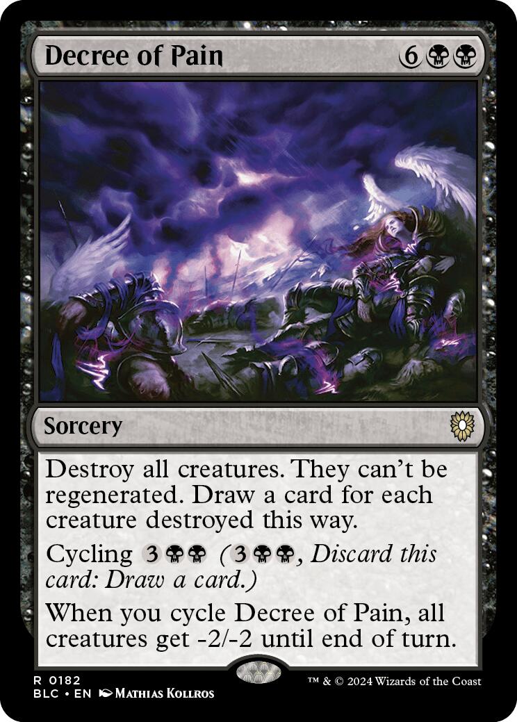 Decree of Pain [Bloomburrow Commander] | Odin's Place
