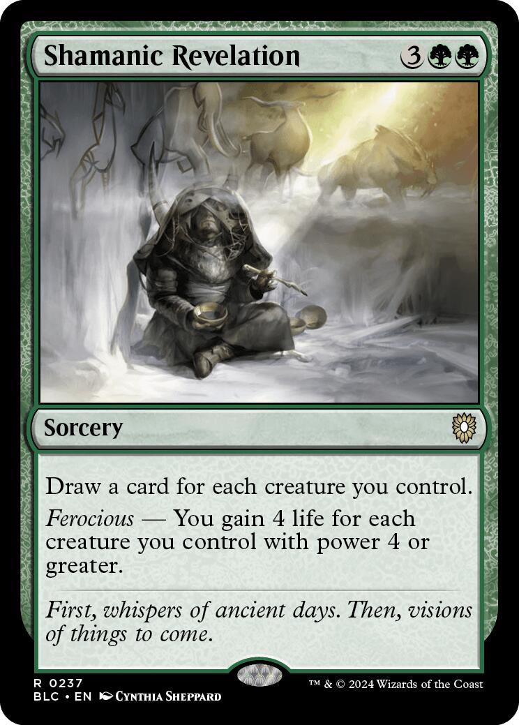 Shamanic Revelation [Bloomburrow Commander] | Odin's Place