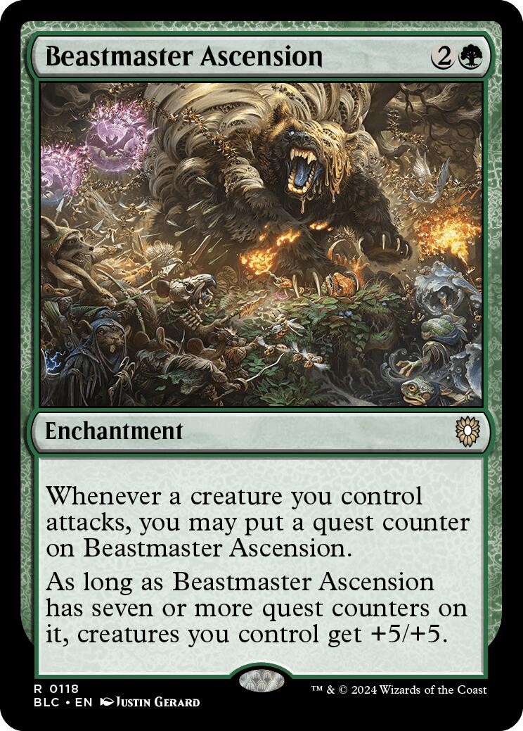 Beastmaster Ascension [Bloomburrow Commander] | Odin's Place