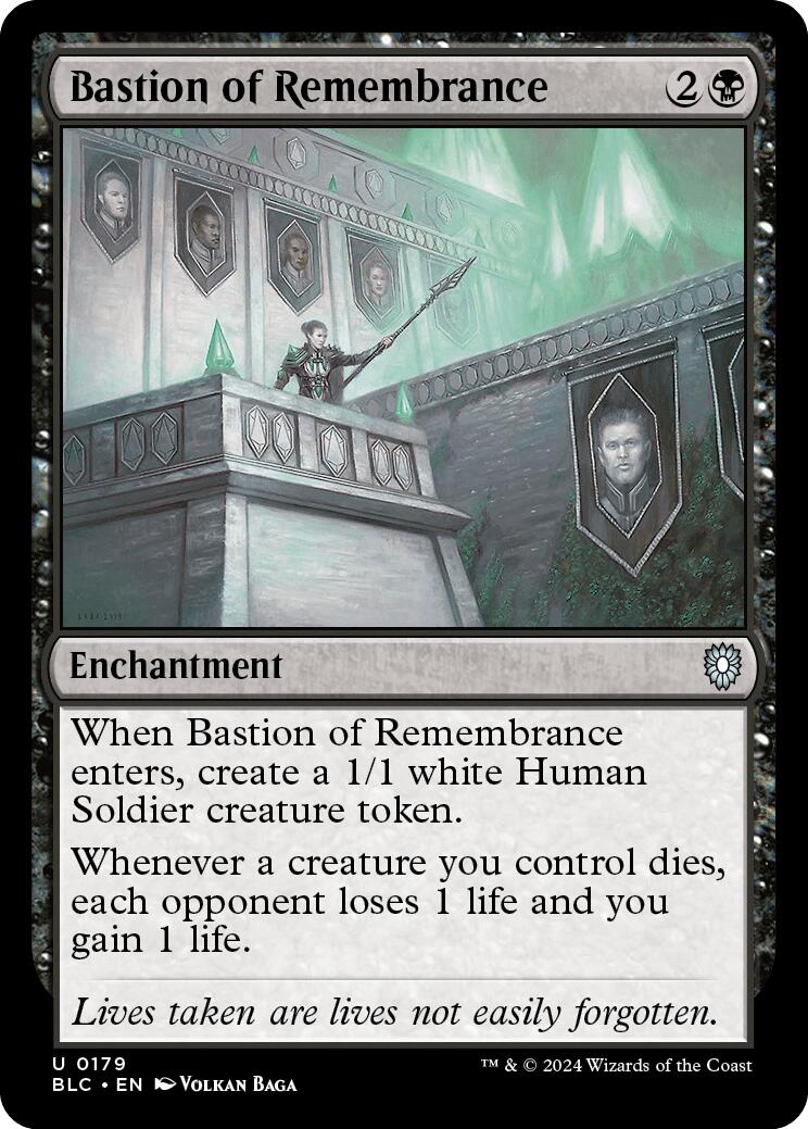 Bastion of Remembrance [Bloomburrow Commander] | Odin's Place