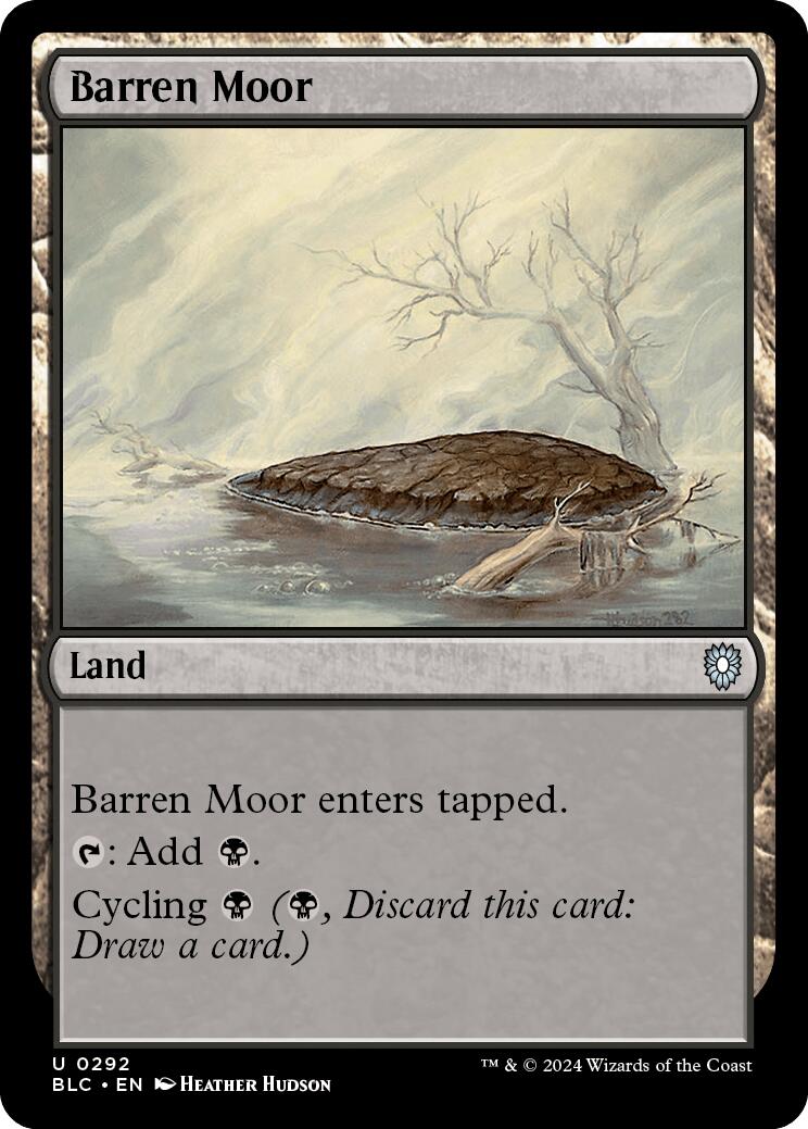 Barren Moor [Bloomburrow Commander] | Odin's Place