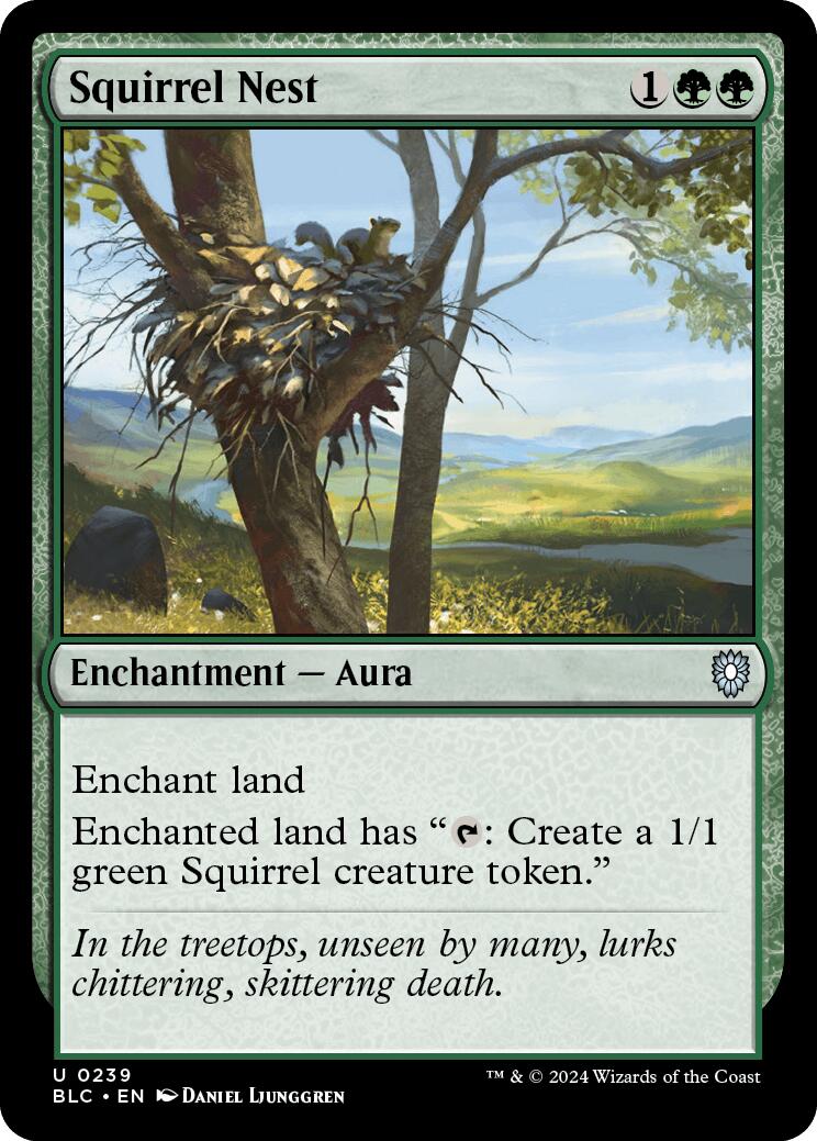 Squirrel Nest [Bloomburrow Commander] | Odin's Place