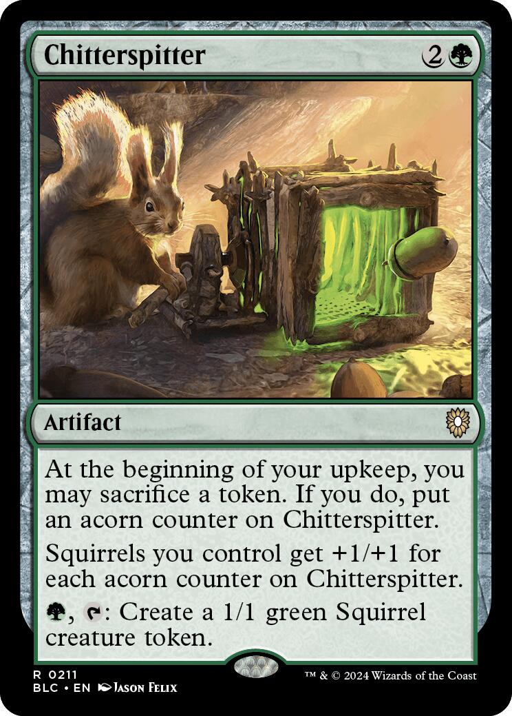 Chitterspitter [Bloomburrow Commander] | Odin's Place