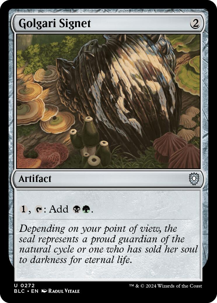 Golgari Signet [Bloomburrow Commander] | Odin's Place
