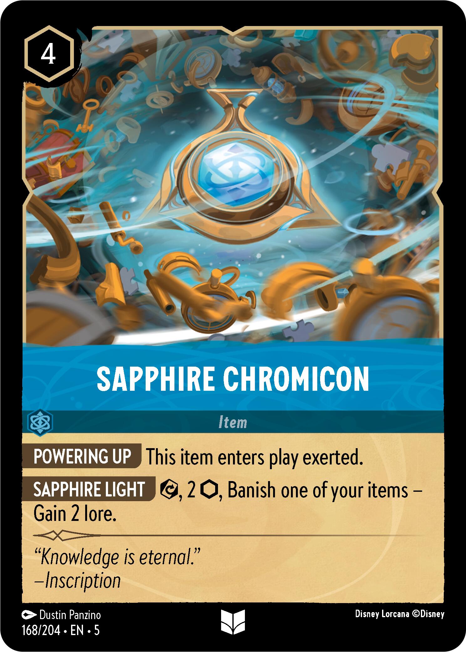 Sapphire Chromicon (168/204) [Shimmering Skies] | Odin's Place