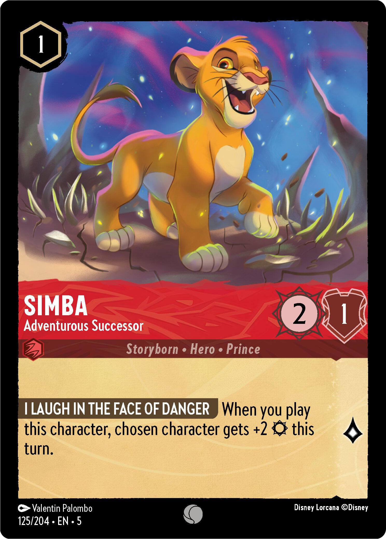 Simba - Adventurous Successor (125/204) [Shimmering Skies] | Odin's Place