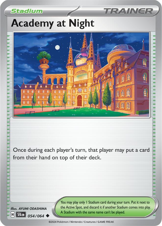 Academy at Night (054/064) [Scarlet & Violet: Shrouded Fable] | Odin's Place
