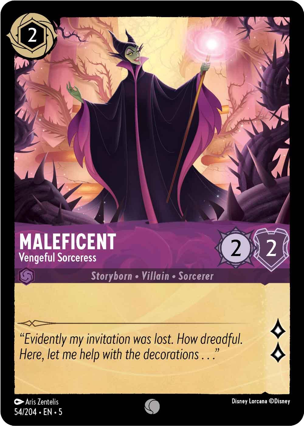 Maleficent - Vengeful Sorceress (54/204) [Shimmering Skies] | Odin's Place
