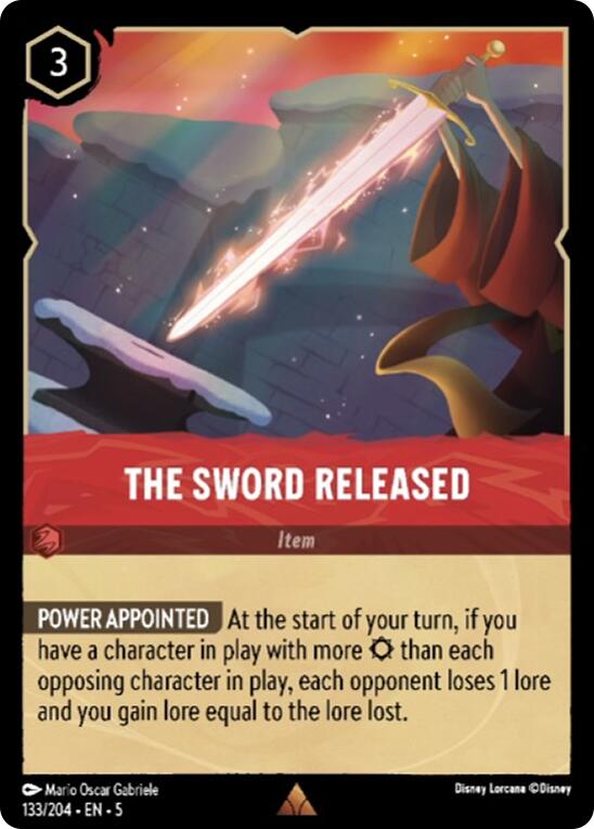 The Sword Released (133/204) [Shimmering Skies] | Odin's Place